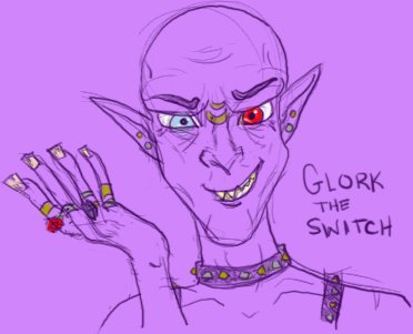 OcarinaJenn's tweet photo. #Orctober Day 10!
If you stop by the Aft Alehouse, you'll be sure to meet Glork the Switch.
If you cross him, you might regret it.
Those rings he wears aren't just for show.
#Orctober2019 #jewel #hesagem #magicrings #justORCthings https://t.co/1XW7PgQAeb