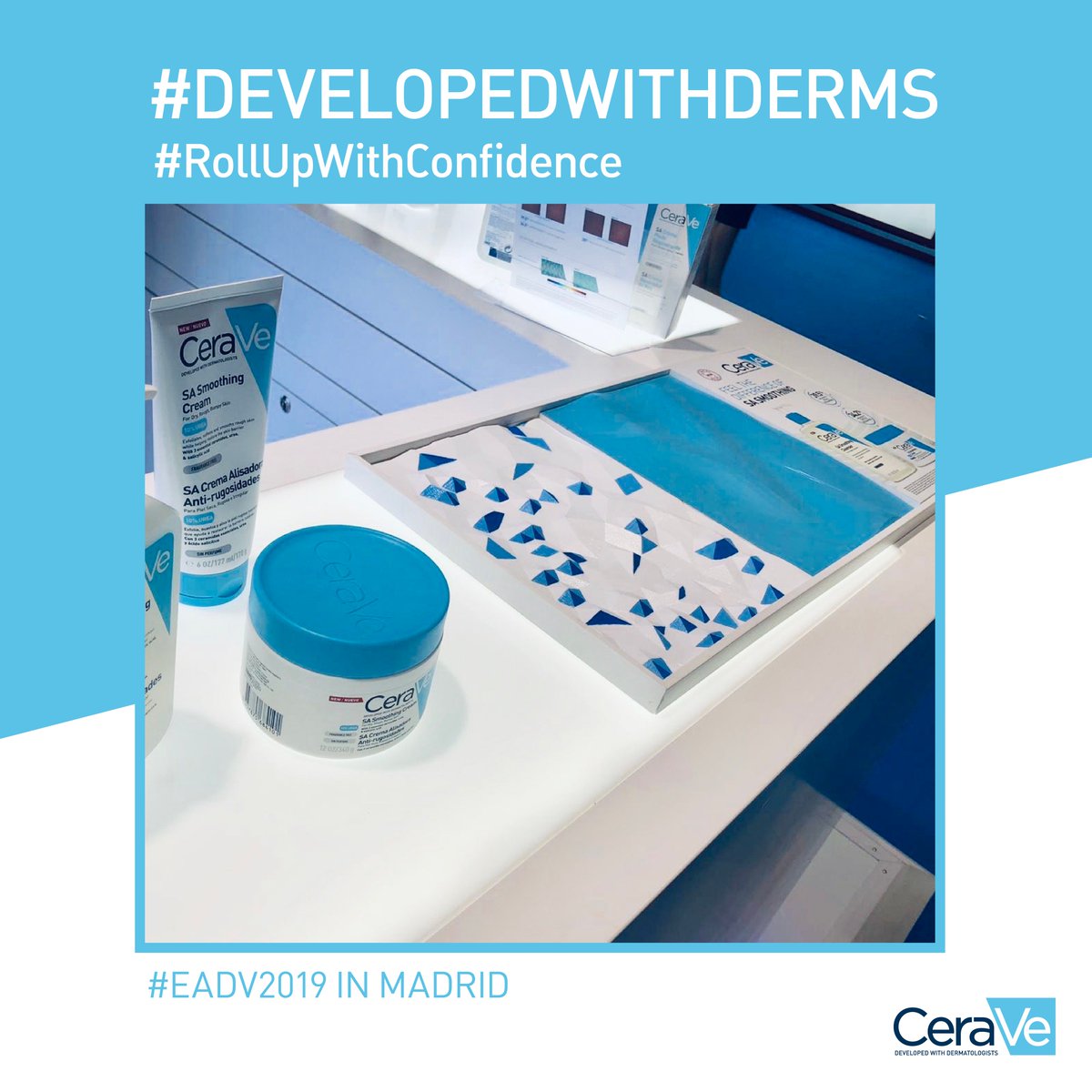Tom_Allison_'s tweet image. Excited to have everyone actually touch and feel the difference in tactile roughness as demonstrated in our clinical study for #CeraVe SA Smoothing. 

@CeraVe,
#DEVELOPEDWITHCONFIDENCE
#DEVELOPEDWITHDERMS

#RollUpWithConfidence
