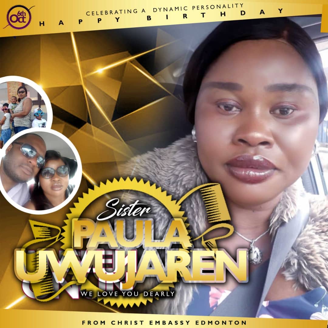ce_edmonton's tweet image. Happy Birthday Sis Paula... gentle, loving and gracious. Of your increase and peace the shall be no end. The Lord bless and extend your coast and cause you to prosper exceedingly in all you do. We love you