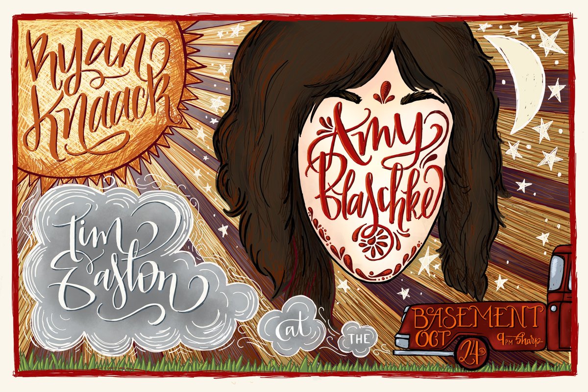 Amy Blaschke (@amy_blaschke) on Twitter photo Croon alert, Nashville. October 24th <a href="/TheBasementNash/">The Basement</a> with <a href="/Tim_Easton/">Tim Easton</a> Come on down for new tunes with a full band and hand-drawn copies of my new album, #newagedaydream. Croon alert, Nashville. October 24th <a href="/TheBasementNash/">The Basement</a> with <a href="/Tim_Easton/">Tim Easton</a> Come on down for new tunes with a full band and hand-drawn copies of my new album, #newagedaydream.