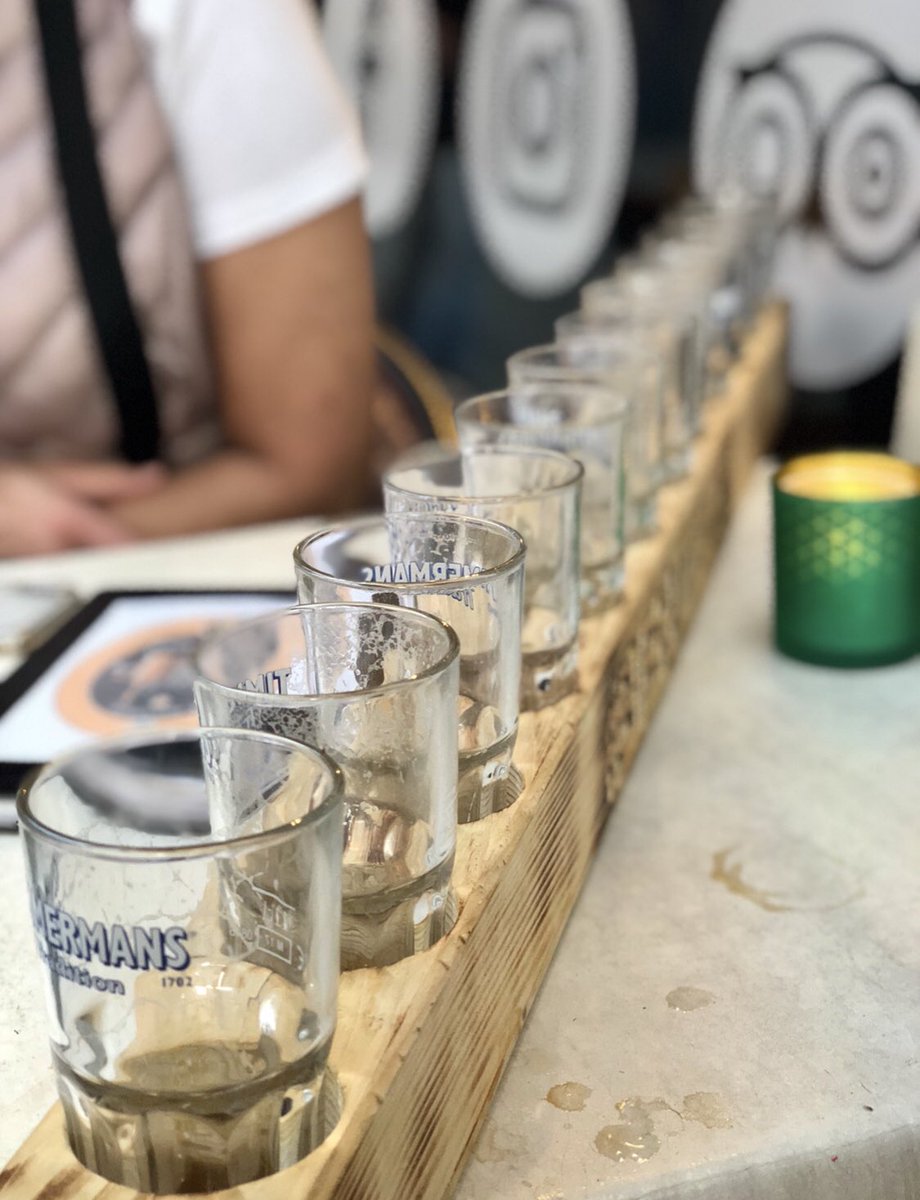 This happened a yr ago today in Brugge, Belgium.  A 12 beer flight ranging  from 7 to 12%.