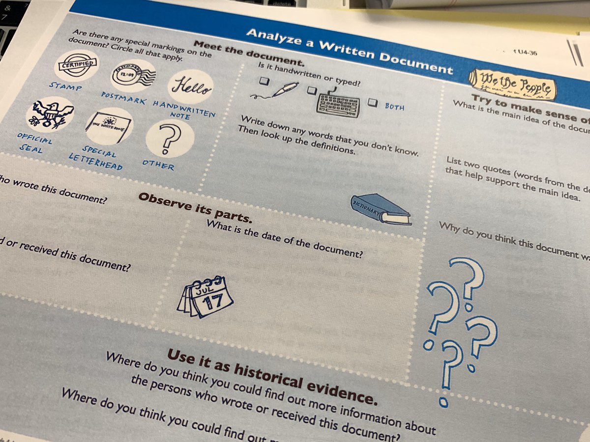 shamitchbreen's tweet photo. @BCPS_SocialSci is offering a great PD series on Reading, Writing, and Thinking like a Historian. This is a very worthwhile connection to @BCPS_ELA and grade 4/5 content! You can still sign up for sessions 2-4! https://t.co/0EkV1urvdk