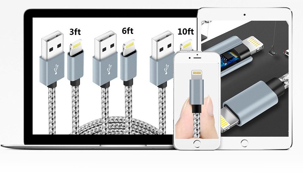 TheDCDealer's tweet photo. iPhone Lightening Cables Are Always Needed. Why Pay Extra When You Can Get These 4 Cables For 40% Off https://t.co/vsPAEVcTA6 https://t.co/60k0dBQG2w