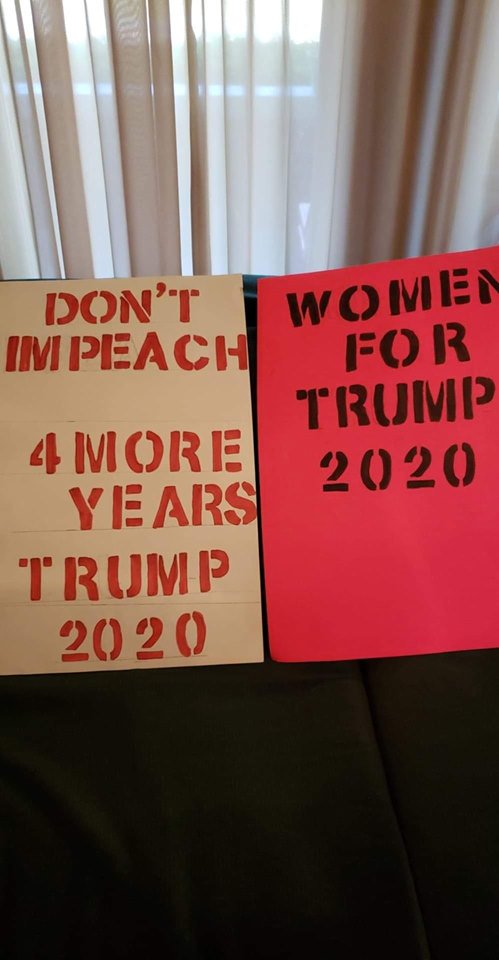 Redearthflame's tweet photo. @AmyKremer @realDonaldTrump Getting my #MarchforTrump gear ready for Oct 17th in DC.
#DonotImpeach #Trump2020 #4MoreYears https://t.co/dg9um7hlDv