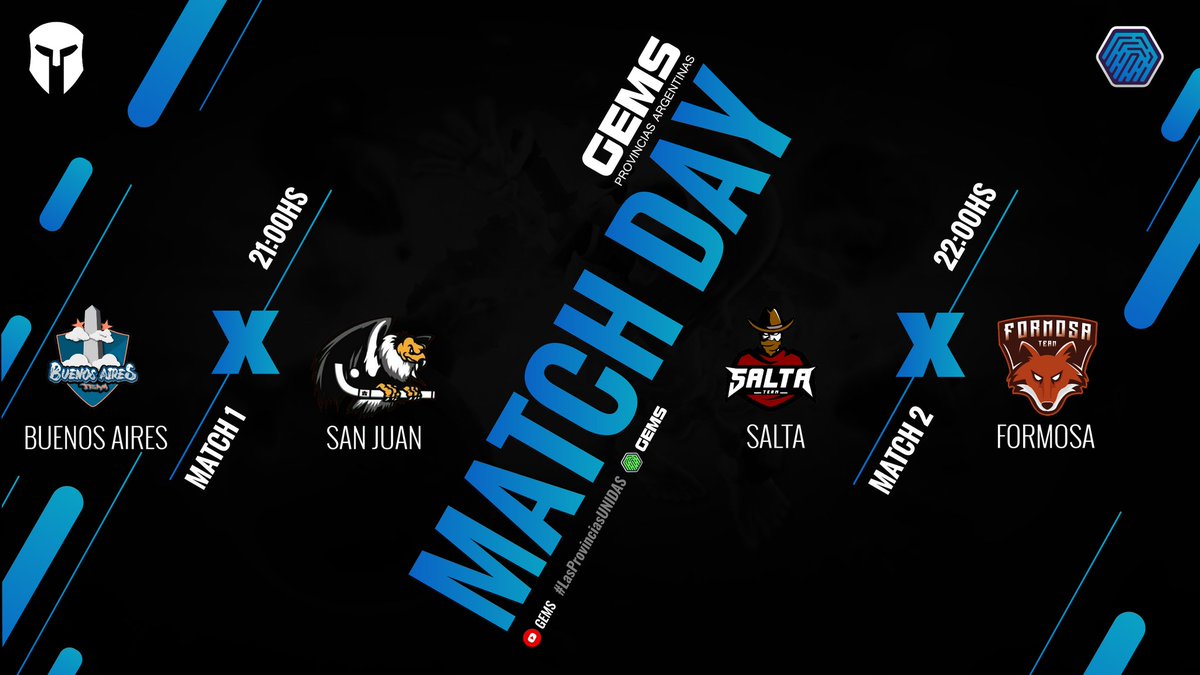 #GPA | Provincias Argentinas

¡Comienza la #FaseFinal!

▶️ PRE-CLASIFICACIÓN

[HOY] ⏰ | 21 HS 🇦🇷

LLAVE #1
BUENOS AIRES 🆚 SAN JUAN

LLAVE #2
SALTA 🆚 FORMOSA

Batallas de eliminación directa [EN VIVO]
Hoy desde Salta la linda <a href="/ElNugge/">Maximiliano Bordón</a>

#LasProvinciasUNIDAS