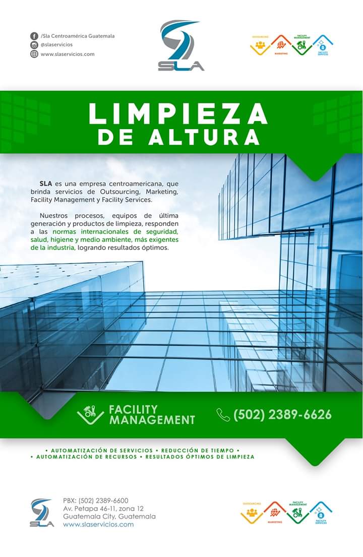 Slaservicios's tweet photo. #LimpiezaDeAltura
Seguridad, limpieza, experiencia y profesionalismo son nuestras cartas de presentación.

Contáctanos ☎️ (502) 5834-4469
Escríbenos 📧 info@slaservicios.com
https://t.co/HG0h1lJ9jE https://t.co/TPPTysq83M