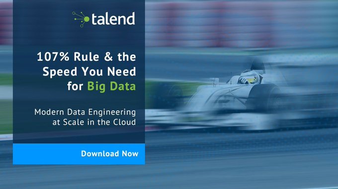 In racing, you either go fast in the first qualifying round or you don’t race at all. That’s the 107% rule. It’s like that with #BigData. You need to have the performance to meet the scale and speed of big data. More> buff.ly/30HXHWn @Talend @antgrasso #TalendInfluencer