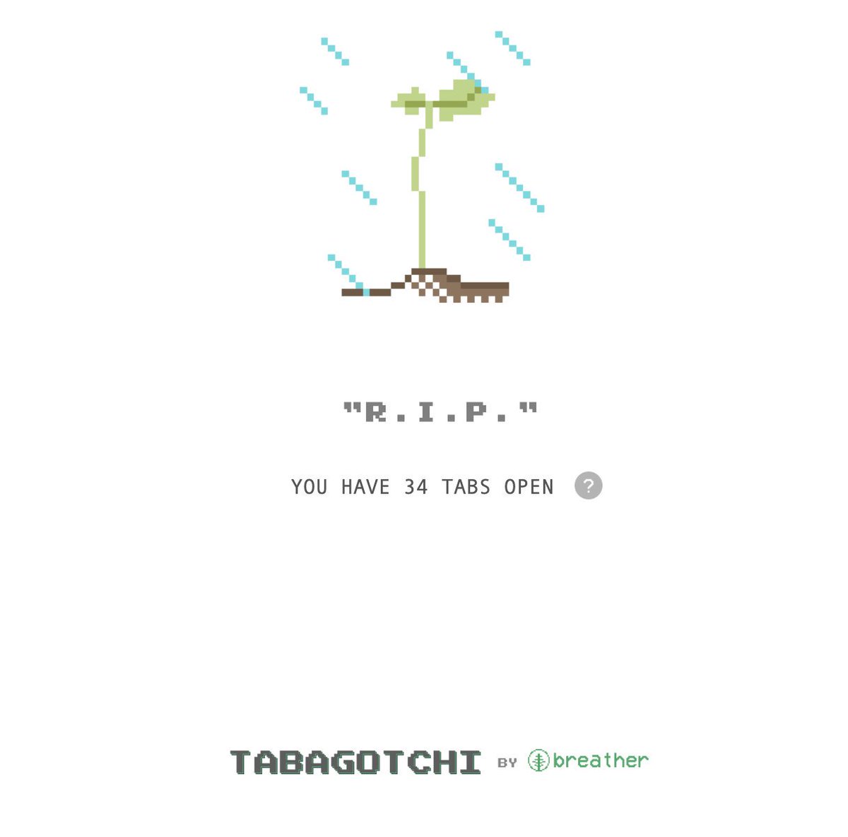 al_________ex's tweet image. mod5 killed my Tabagotchi. REST in peace little guy. #flatiron #mod5 #spotifyAPI