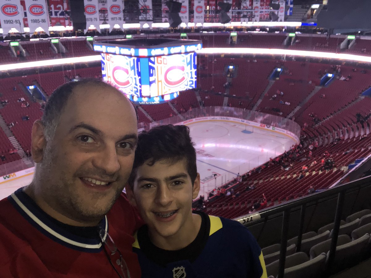 ericbettan's tweet photo. So excited for the home opener we got here super early! #habselfie #ghg #GoHabsGo https://t.co/twf0ngPLNs
