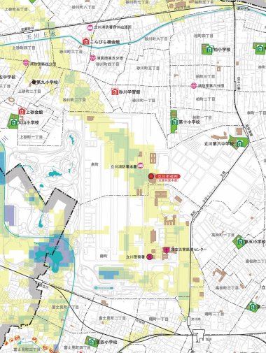 やまうち Twitterissa 立川市の立川市洪水ハザードマップ 立川断層 のエリアをうっすらなぞっているんだなぁ 10月09日の地震の震源地は 立川断層と言われてるようでした T Co Ew9ixxunlj T Co U1ppgatmbf T Co Tlsrgckqh8