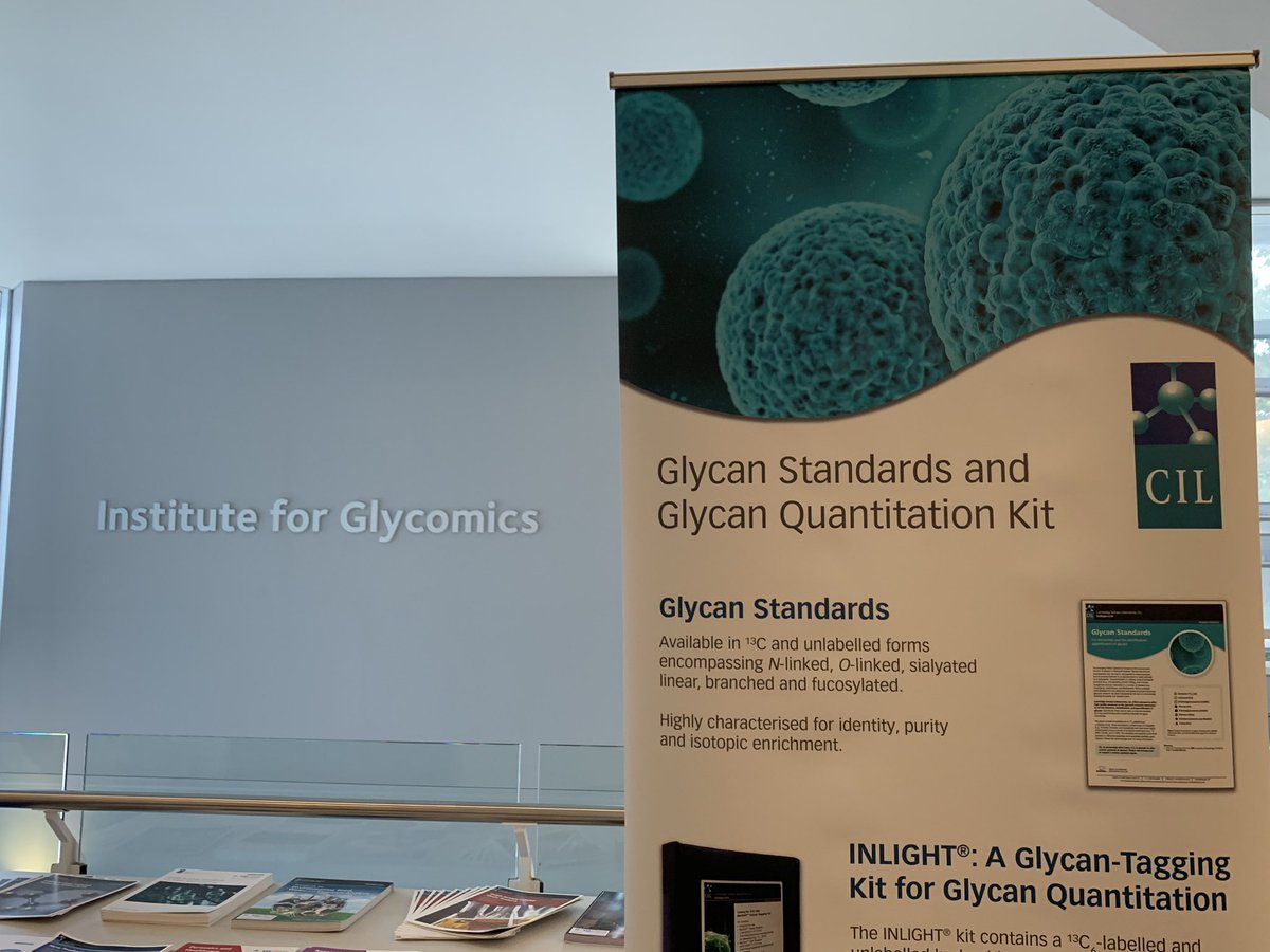 A great opportunity today working with <a href="/GlycoGriffith/">Griffith University's Institute for Glycomics</a> at the 2019 Glycomics student forum showcasing <a href="/cilmkt/">CIL</a> #glycomics products