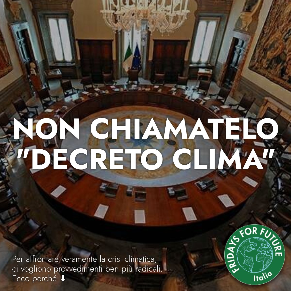 📢 #DECRETOCLIMA 📢

«Quello varato oggi dal Consiglio dei Ministri non è un decreto sul clima, dato che inciderà molto poco sulla lotta all’emergenza climatica, per cui occorrerebbero provvedimenti ben più radicali» G. Onufrio, dirigente <a href="/Greenpeace_ITA/">Greenpeace Italia</a> 

bit.ly/2p6uwyD