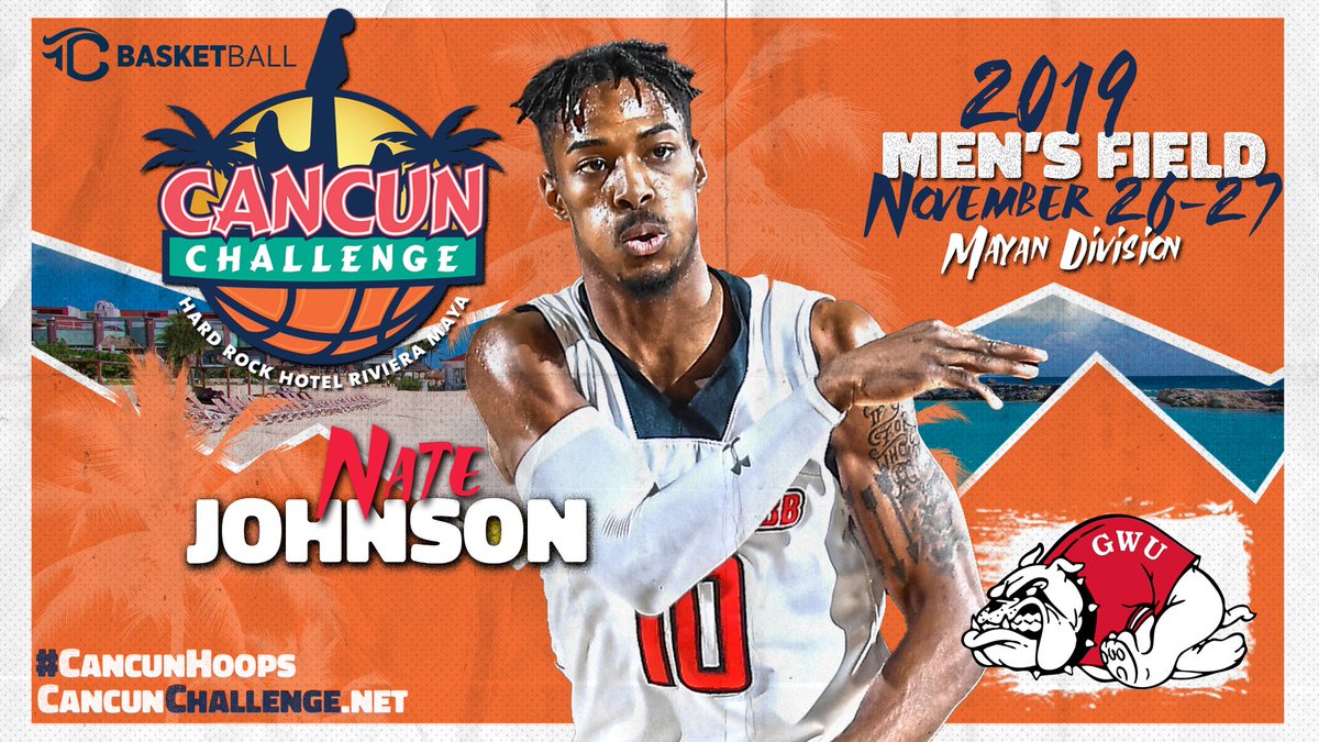 Cancun Challenge (@cancunchallenge) on Twitter photo After an impressive 2018-19 campaign, lookout for <a href="/GWU_MBK/">Gardner-Webb Men's Basketball</a> in Cancun!
#CancunChallenge 😎🏝🏀 After an impressive 2018-19 campaign, lookout for <a href="/GWU_MBK/">Gardner-Webb Men's Basketball</a> in Cancun!
#CancunChallenge 😎🏝🏀