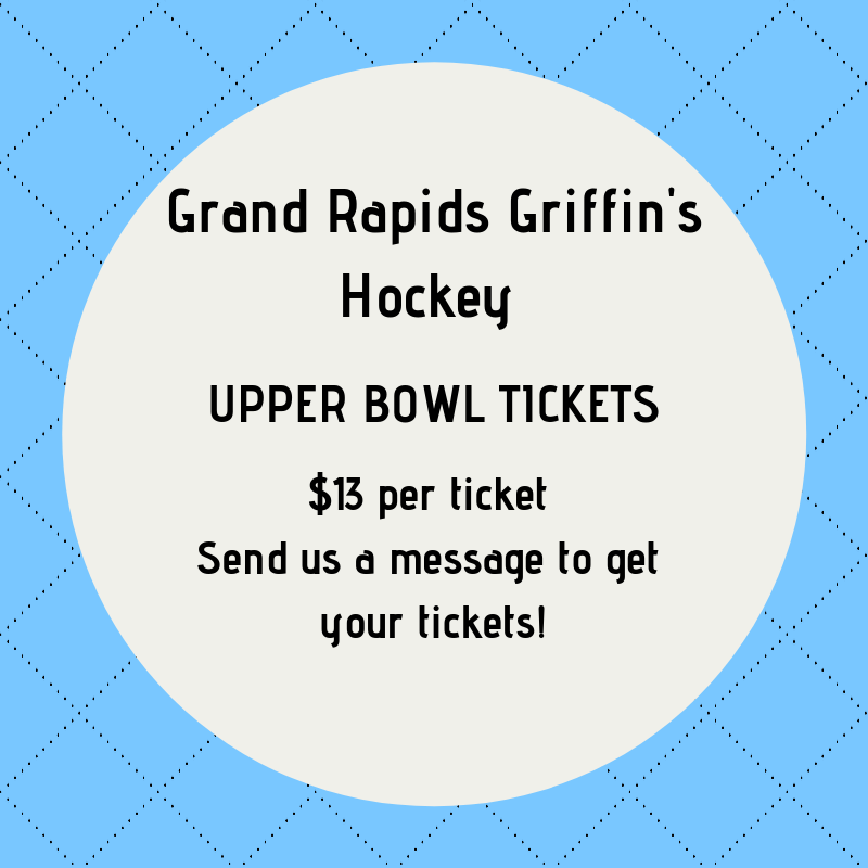 We're selling tickets to tomorrows Griffin's game @ 7pm! Tickets are $13- Message us to get your tickets!!