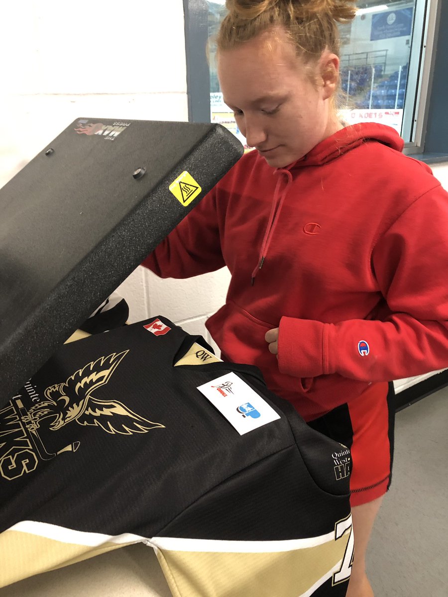 QWMinorHockey's tweet image. Quinte West Minor Hockey working together to put @OntarioDairy #milkpatches on all our representative jerseys. #communityhours @HometownHockey