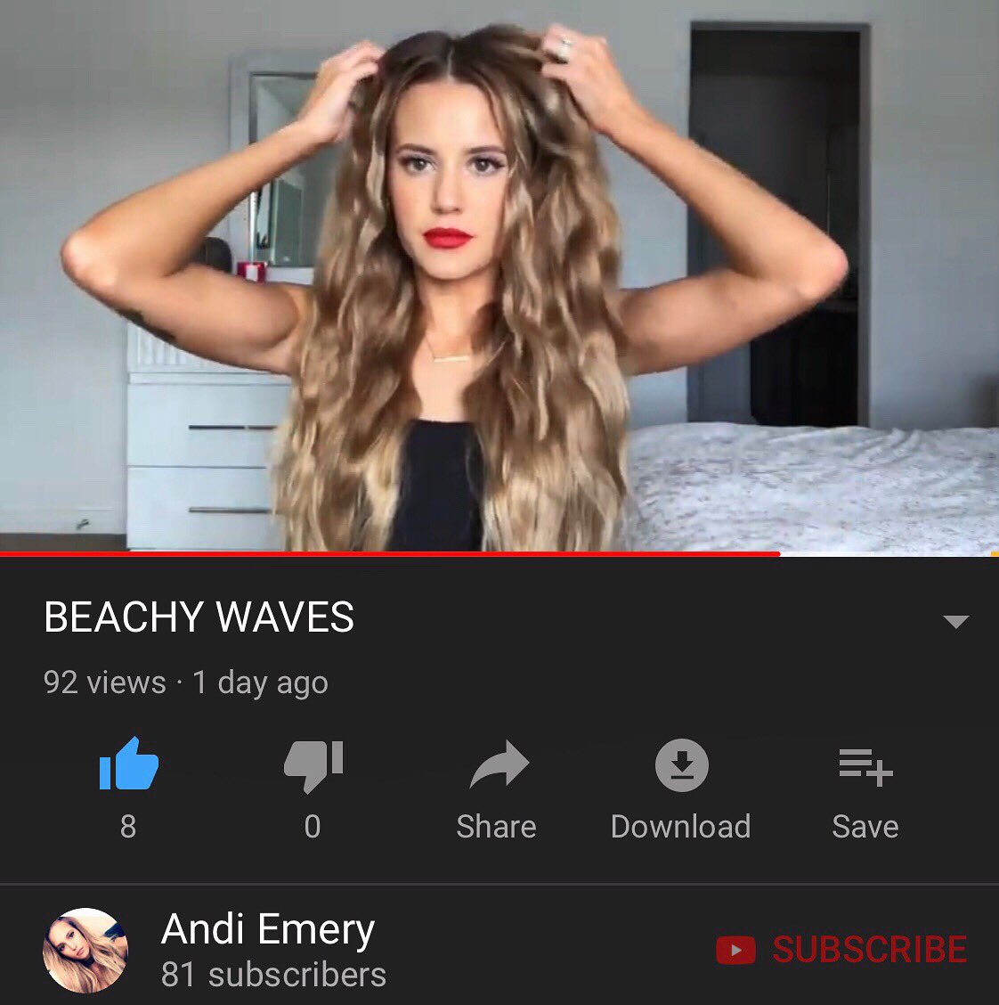 andiemery00's tweet image. youtu.be/XcgZFNrj_yo
Guys!! If you haven’t already, go check out my new YouTube video! Please feel free to share &amp;amp; SUBSCRIBE. It would mean the world to me!❤️💁🏼‍♀️✨#wavyhairtutorial #beautyyoutuber #lifestyleyoutuber #easyhairstyles #ogxbeauty #hairbarrettes #smallinfluencer