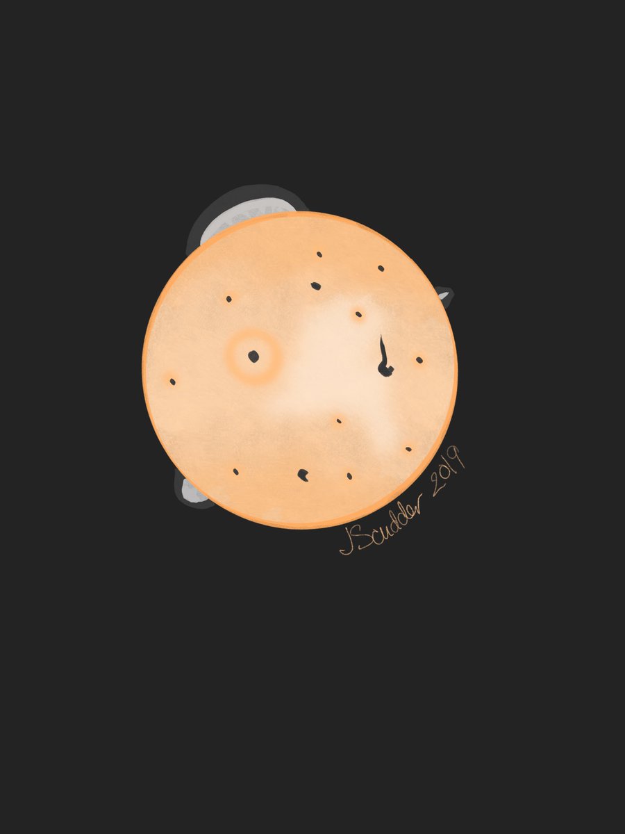 Day 10: moon. Io, specifically.  #SpaceInktober  #inktober2019