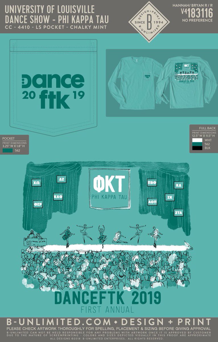 UofLPhiTau's tweet photo. Dance FTK is just around the corner! What better way to represent than a FREE T-shirt? 

Retweet to enter and win your very own! #DanceFTK #Hoorah https://t.co/ynnkaPKxpM