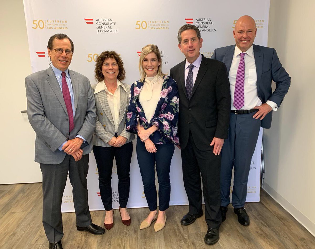 #AJCLA had a most cordial and productive meeting today with the Consul General of Austria in Los Angeles, Andreas Launer. Proud of our strong and evolving partnership with Austria and looking forward to launching several new joint initiatives. Stay tuned! ⁦<a href="/AustriainUSA/">Embassy of Austria in the United States</a>