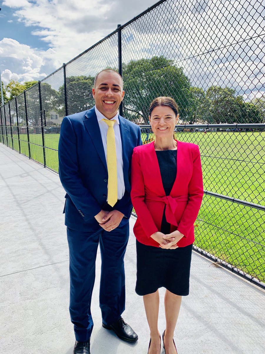 GilbertLorquet's tweet photo. Official opening of upgraded @burwoodfc amenities facility at Blair Park by Burwood Mayor Cr. @johnfaker and Federal Member for Reid @FionaMartinMP. @cdsfafootball #footballinfrastructure #communityimpact #collaboration #socialimpact https://t.co/wFtBfKTdbg