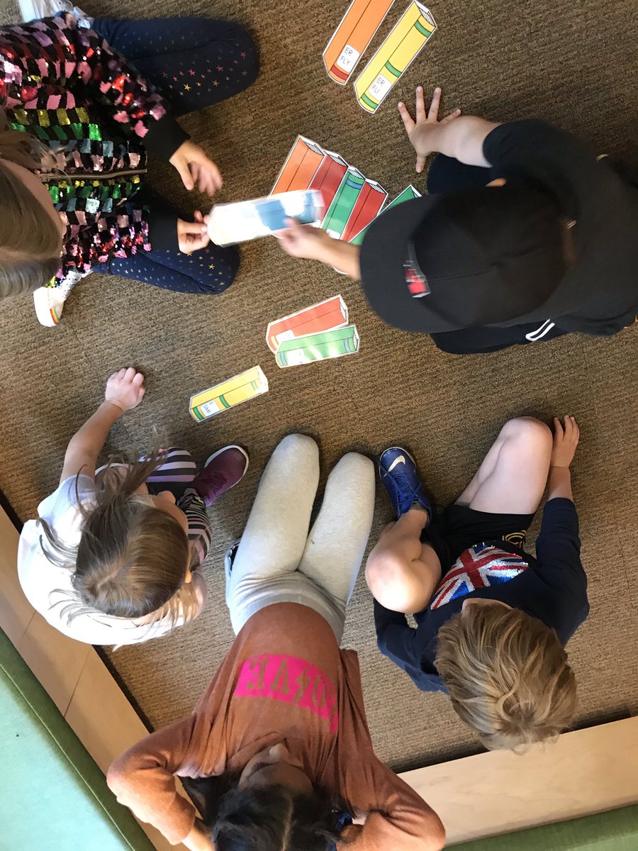 Here students are learning that every Library book has an “address” or call number. They’re figuring out which books belong together, and in which order. This increases their autonomy when browsing and searching for that ✨just right✨ book.