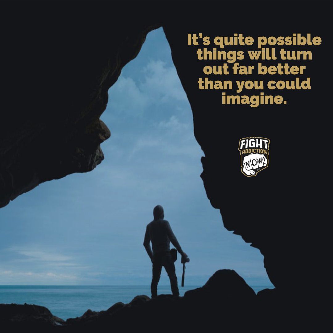 WeRecovered's tweet photo. It’s quite possible things will turn out far better than you could imagine.
#RecoveryDay #RecoveryQuotes #RecoveryMode #RecoveryFood #RecoveryWarrior #RecoveryWin #RecoveryisPossible #RecoveryisWorthIt #FightAddictionNow https://t.co/4faXcLAXga