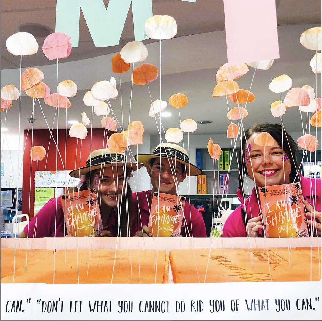 StRitasLibrary's tweet photo. ‘Today is #InternationalDayOfTheGirl. Let’s use this day of celebration to give those brave girls fighting for change the tools they need to shape their own future’. #SuzyZail #dayofthegirl #GirlForce #UnscriptedUnstoppable @UN #IAmChange @WalkerBooksAus @WalkerBooksYA #LoveOzYA https://t.co/jPK4r2aR2Y