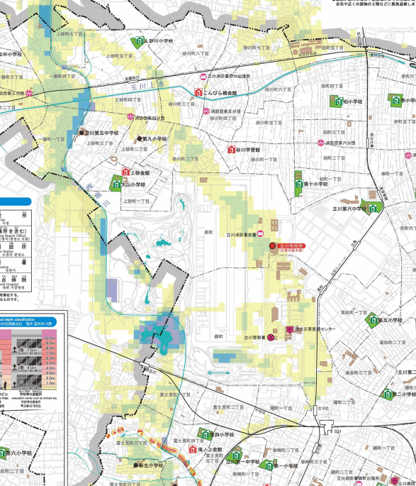 やまうち Twitterissa 立川市の立川市洪水ハザードマップ 立川断層 のエリアをうっすらなぞっているんだなぁ 10月09日の地震の震源地は 立川断層と言われてるようでした T Co Ew9ixxunlj T Co U1ppgatmbf T Co Tlsrgckqh8