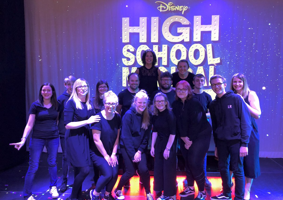 The full High School Musical team! A huge thanks and well done to everyone involved! #HighSchoolMusical #ProductionTeam #DreamTeam @ClydeValleyMath @CVHS_English @music_cvhs