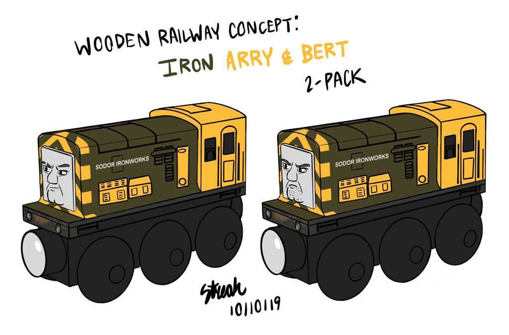 arry and bert wooden railway