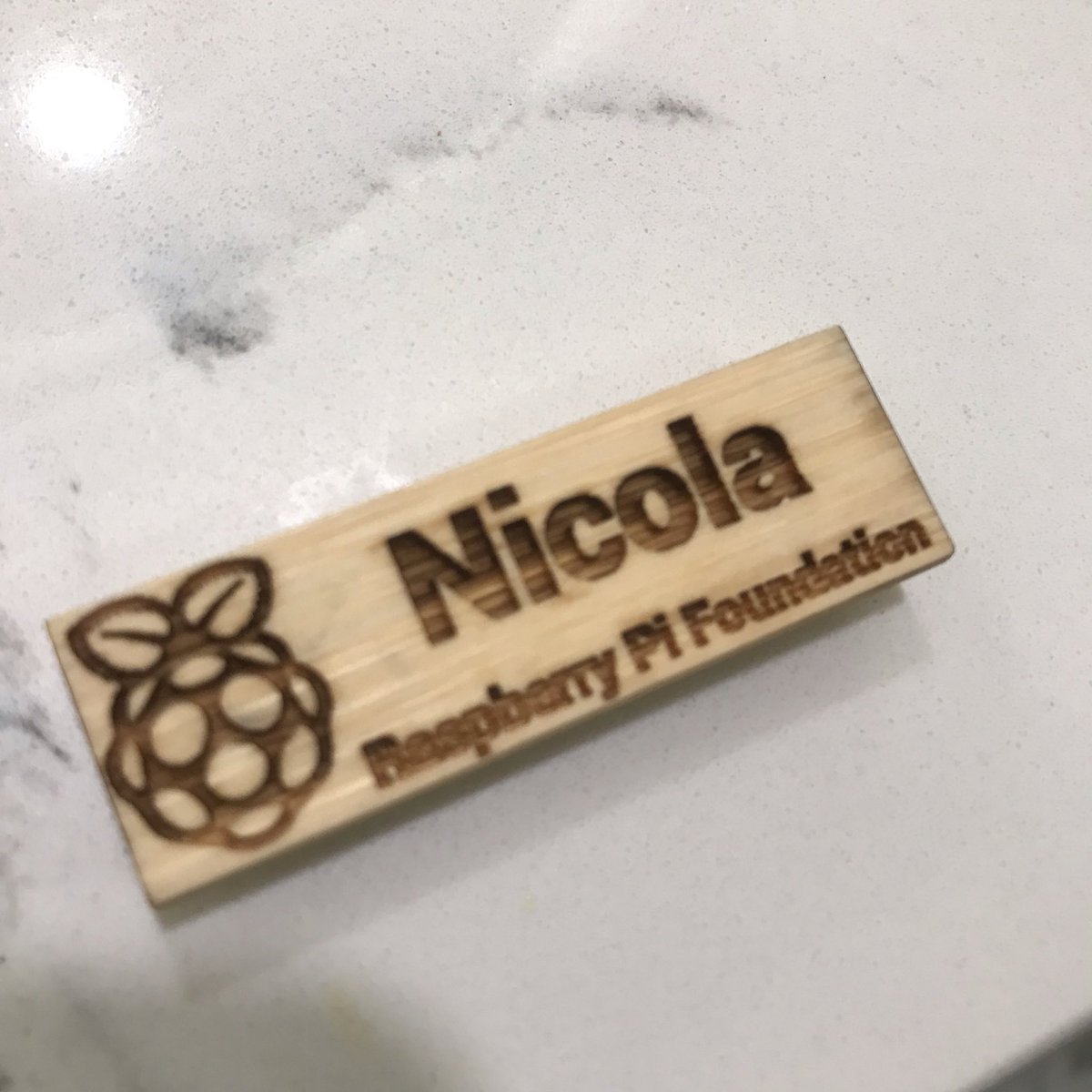 nicolamlyons's tweet photo. I had a fantastic second day at #m4ed! Thanks to everyone who came to my talk! And especially for the lovely compliments on my personalised, lazer-cut #RaspberryPi namebadge. I’ll never attend an event without it again! 😁😍 #m4edchat #CoderDojo #CodeClub https://t.co/IcCFhoFpVQ