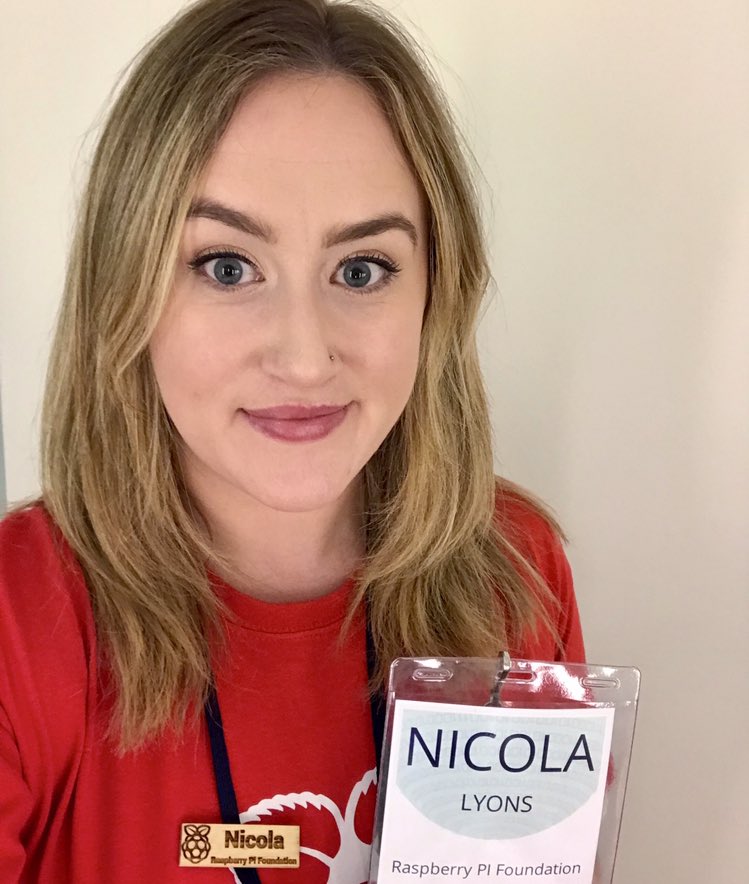 nicolamlyons's tweet photo. I had a fantastic second day at #m4ed! Thanks to everyone who came to my talk! And especially for the lovely compliments on my personalised, lazer-cut #RaspberryPi namebadge. I’ll never attend an event without it again! 😁😍 #m4edchat #CoderDojo #CodeClub https://t.co/IcCFhoFpVQ
