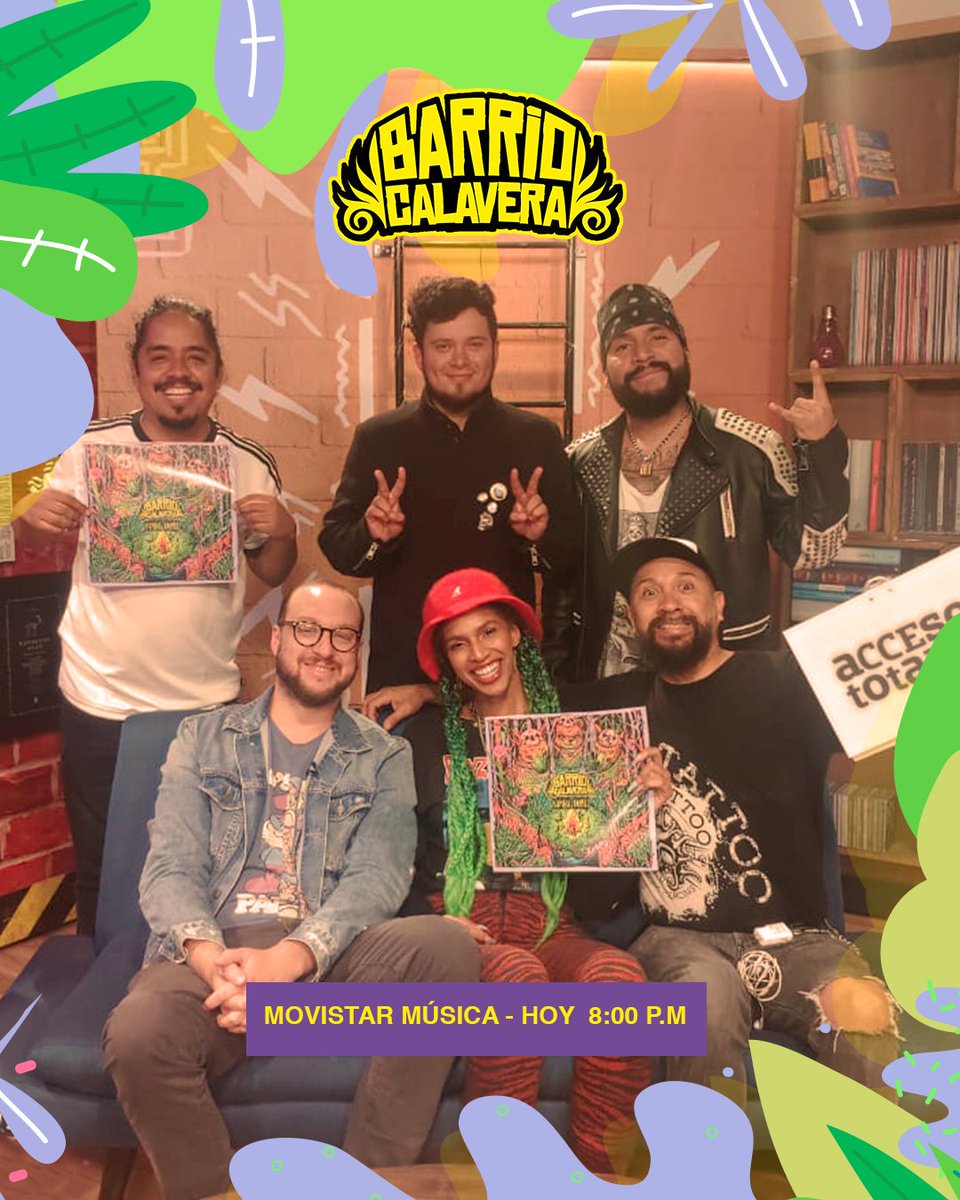 🔥Kalaveras, esta noche sintonicen @MovistarMusica_  a las 8:00 p.m. que estaremos en #AccesoTotal hablando de #KumbiaAnimal🔥

Destapen unas chelas que esta entrevista está on fire 🔥