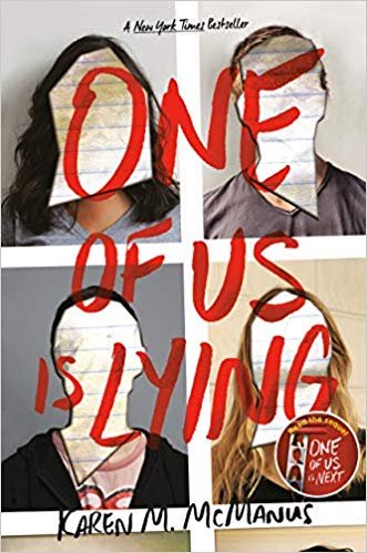 DunkirkHS_Lib's tweet photo. One of Us Is Lying by Karen McManus is a New York Times Bestseller! What happens five strangers walk into detention but only four walk out alive? Simon, the one who died, was supposed to reveal juicy secrets about all four survivors. So, are they suspects or victims? Find out! https://t.co/rlzqwH5Pu1