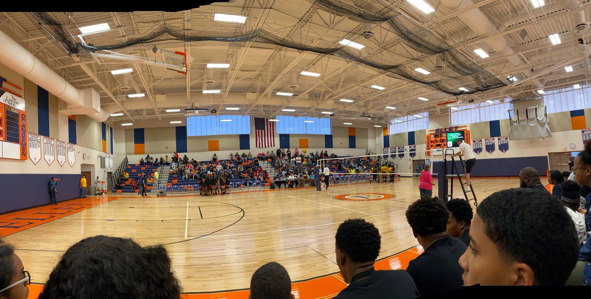 relaxinallcoo's tweet photo. Just left a city volleyball game &amp; it got me JACKED UP for #LadyGriffs hoops season. There isn’t many places that the energy for girls sports is this great this consistently!! #Akronisdifferent #RealSupport https://t.co/hY4EM5Vvzd