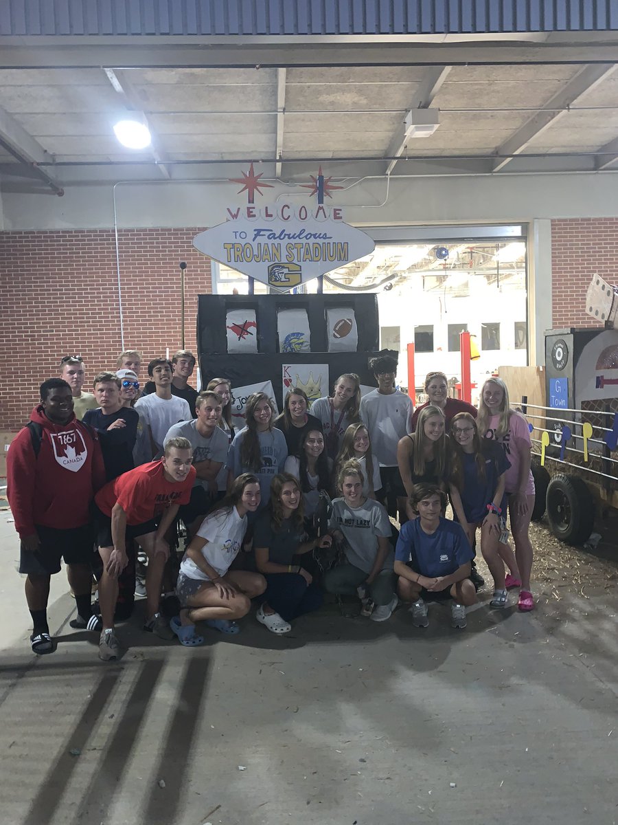 Can’t put into words how proud I am of <a href="/GMHSclassof2021/">Garner ‘21</a> for building our best float yet! Lot of teamwork and leadership on display #21orbust