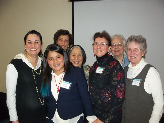 SNDvocations's tweet photo. Tomorrow is #InternationalDayoftheGirl, so our #TBT includes Sister Mary Jo Toll, an NGO rep at the @UN who has advocated our concerns for women and girls. Here she's pictured on far right at a 2013 Commission on the Status of #Women.
#throwback #catholic #sistersofnotredame https://t.co/igimNb4c5F