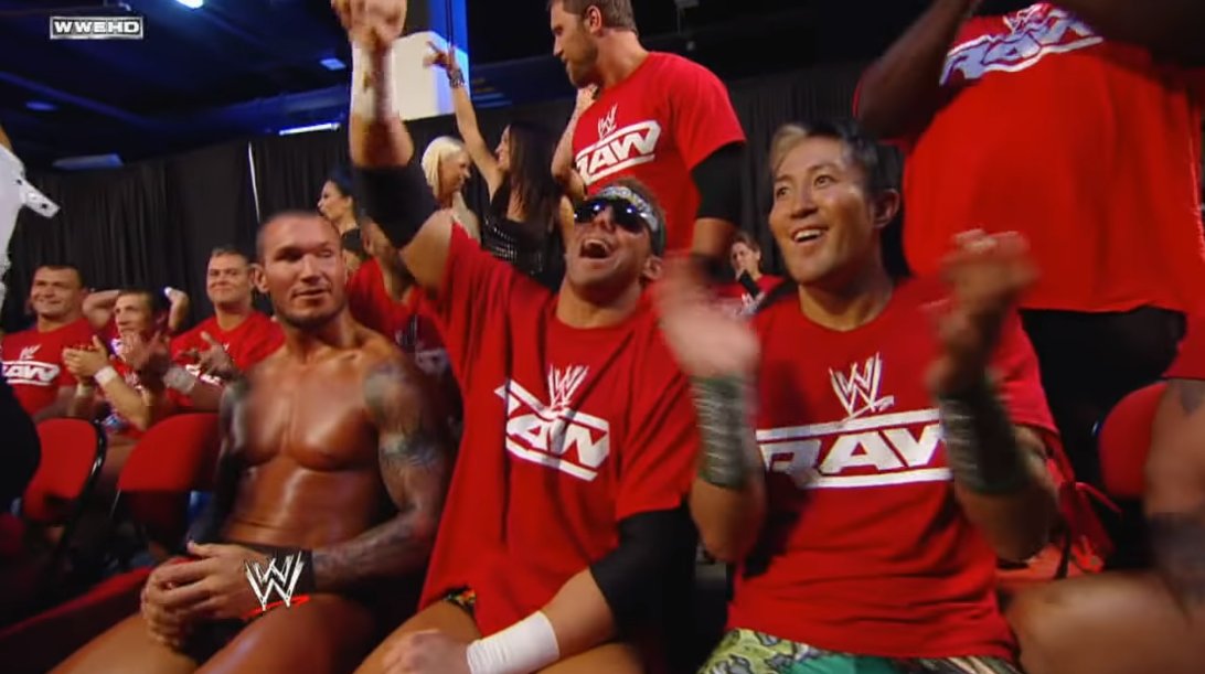 Justin_SofOK's tweet photo. I would pay a large sum of money to hear the conversation Randy Orton, @ZackRyder & Yoshi Tatsu had. #Draft2011 https://t.co/vcaT52i4CQ