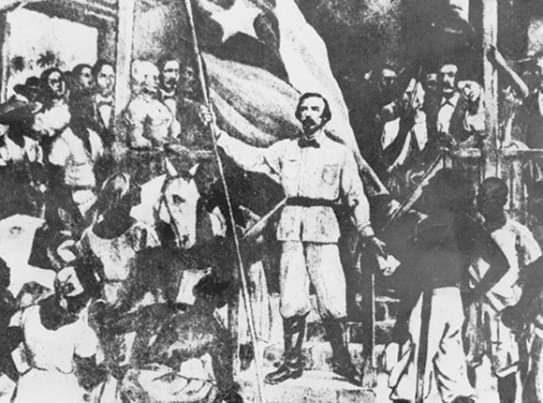 CubacooperaEcBO's tweet photo. Así comenzó esta primera guerra independentista que duró 10 años y tuvo un carácter nacional-liberador, democrático y antiesclavista. #10deOctubre #cubacoopera #somosContinuidad @CubacooperaEc @embacuba_ecuad @DiazCanelB https://t.co/q3G8Sh2Fyo