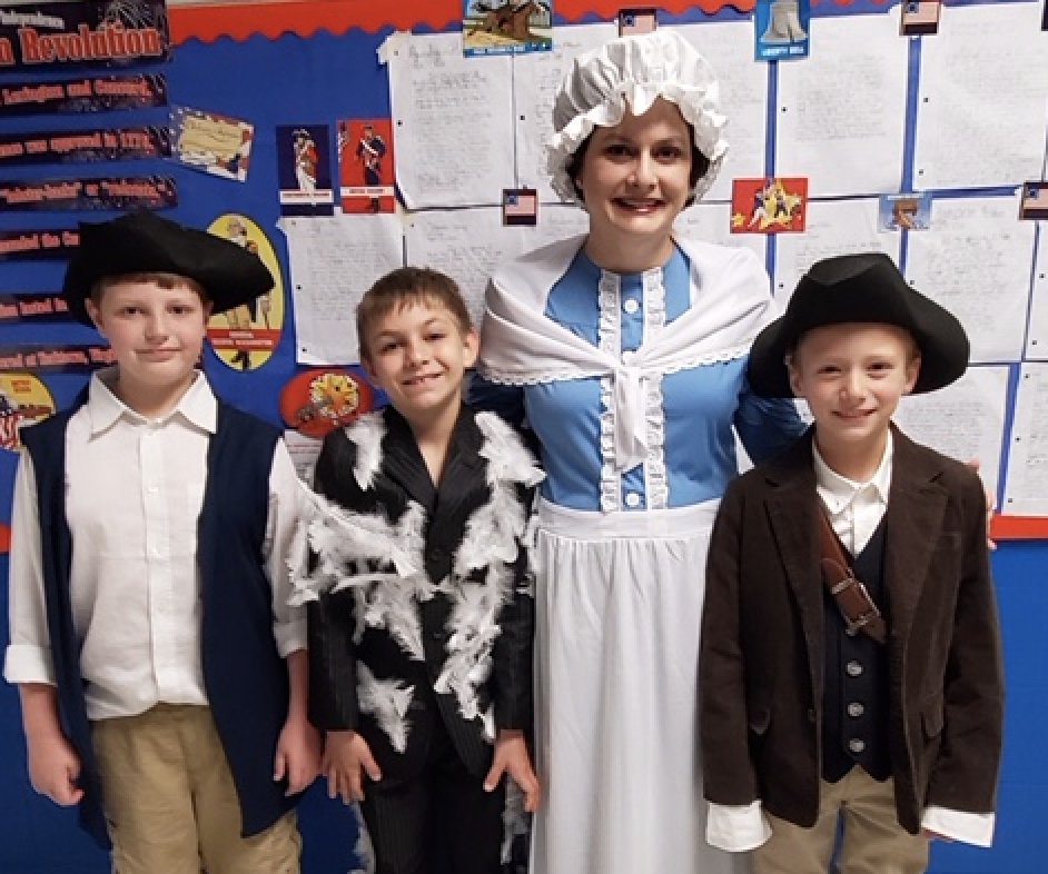We had a lot of fun dressing as colonials for Colonial Day! #BEStlife #BESBartlett