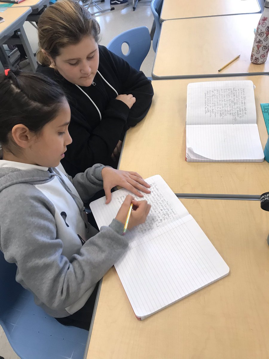 MrsMcArdle4's tweet image. These writers learned a very important step  in publishing a story... editing and revising! With a little help from our friends we strengthened our stories. #spsmind @StrawberryIB