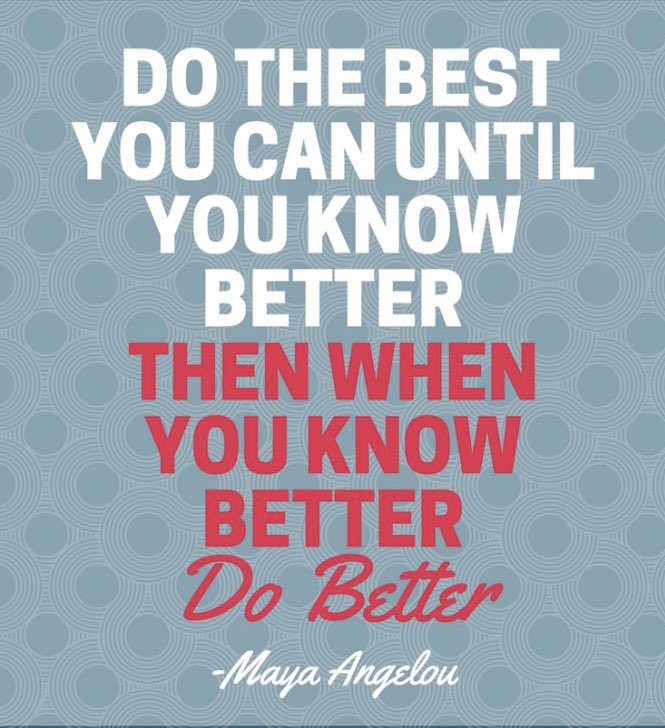 Best then better now. Goodness knows. you know better. how well do you know yourself.