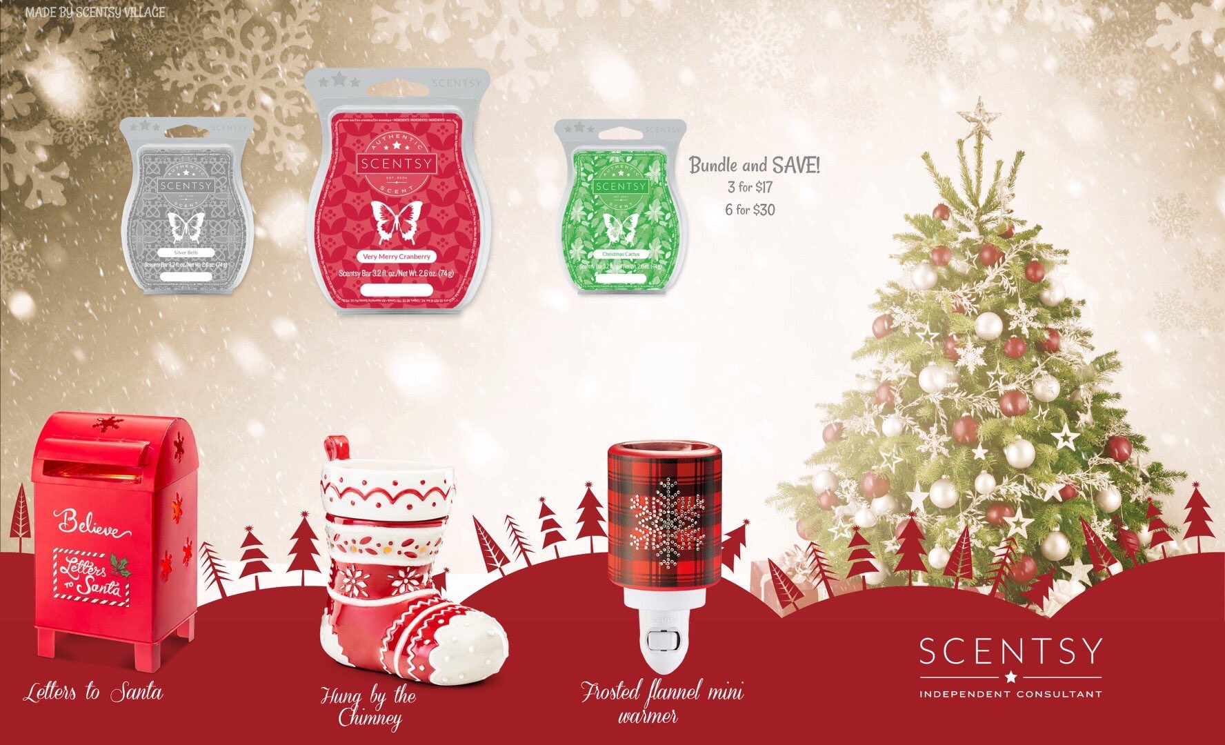 Holiday Scentsy Bar - 3 Pack Special