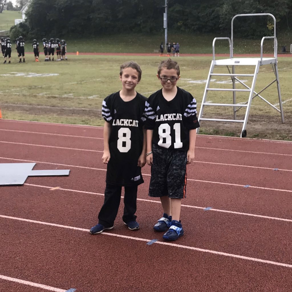 Mrs_C_Butcher's tweet photo. Nothing like watching your students play some football in the rain! ☔️ 🏈 #SweetSuccessSTMS #BlackcatPride https://t.co/1vFwDMWrL4