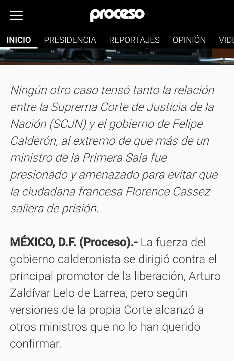 lavox_mx's tweet photo. @FelipeCalderon @SCJN Desde el 2013 La revista @revistaproceso público una investigación donde se denuncia las Presiones que hizo a la @SCJN 
El magistrado @ArturoZaldivarL sólo confirmo lo ya sabido. https://t.co/UNQCHIXK32