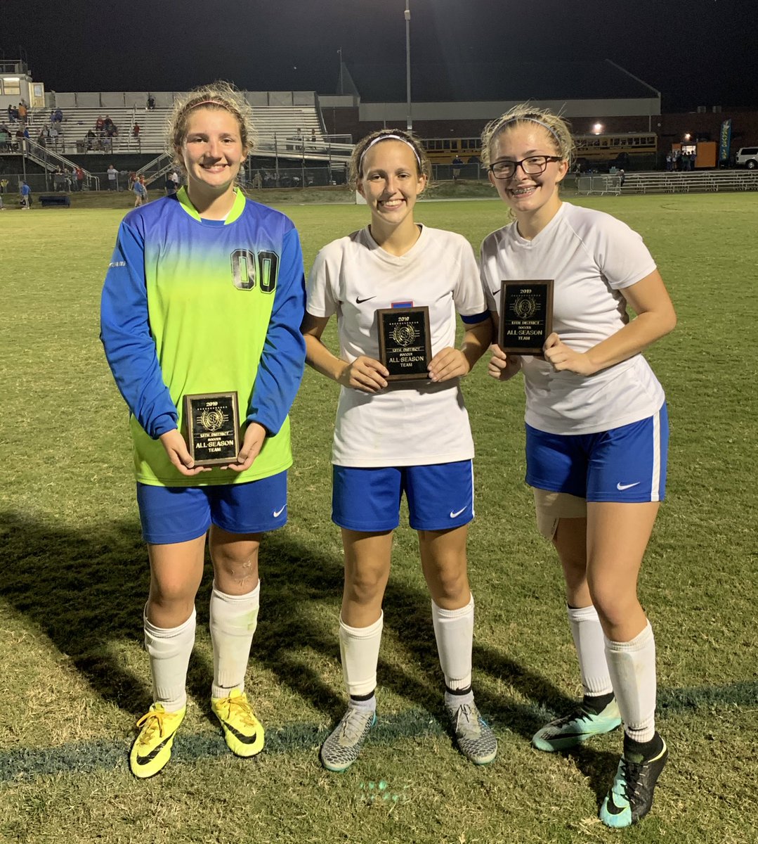 FSHSmedicine's tweet photo. All District Team Lexi Phillips, Kate Norwood, and Mackenzie Reese. ⚽️ https://t.co/pyHrtM4QBh
