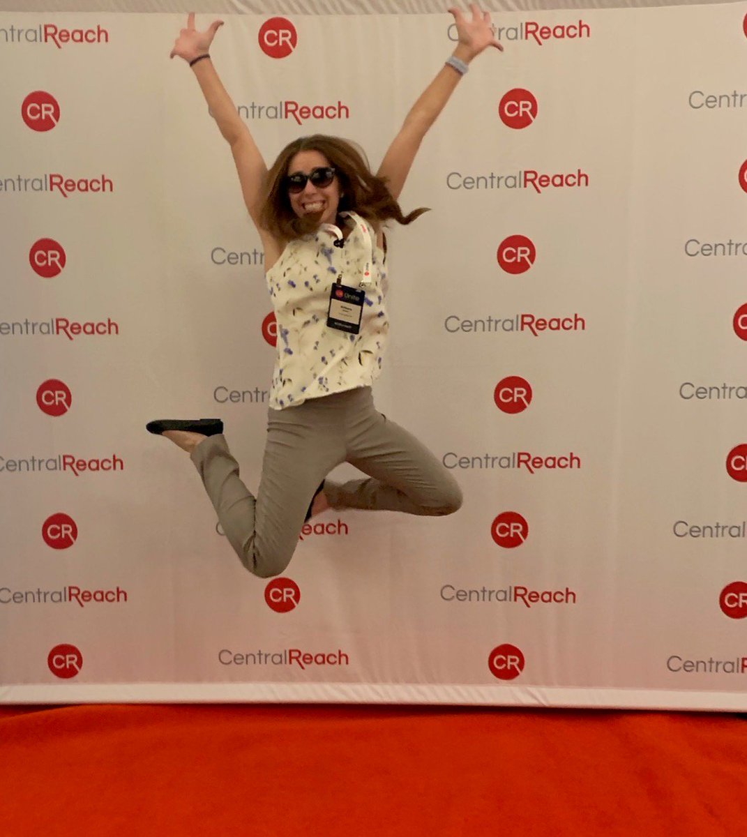 AtsAutism's tweet photo. Soooo ... why yes, @CentralReach, our Director of Team Connection and Engagement, Brittany Mears IS a former cheerleader. Is it THAT obvious?! #CRUnite19 #ATS #CentralReach #GrabYourShades #LiterallyThough #TheFutureisBright #SeeWeStillWerentDone #DidWeWinYet https://t.co/WVQsRmD3hN