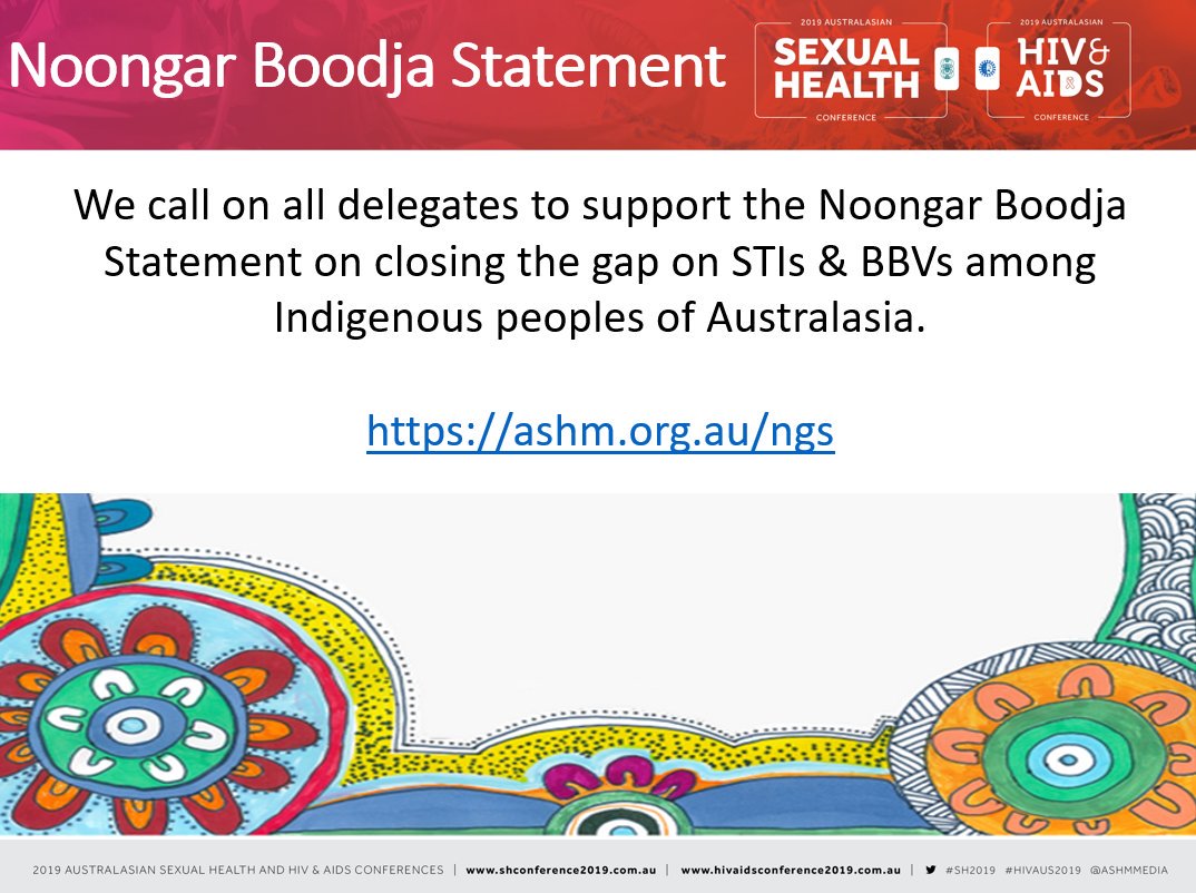 #FirstNationsHealth: We must address the endemic and unacceptable rates of #STIs in regional and remote #Australia, and #HIV & #Hepatitis nationally. Its time to close the gap. Click through to see the number of pledges and to add your own support: ashm.org.au/ngs