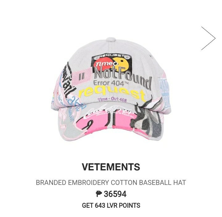 ALEXAsaki's tweet image. The cap Dara was wearing is a VETEMENTS Baseball Hat worth Php 36,594.00 ($708)! #HowToRelate