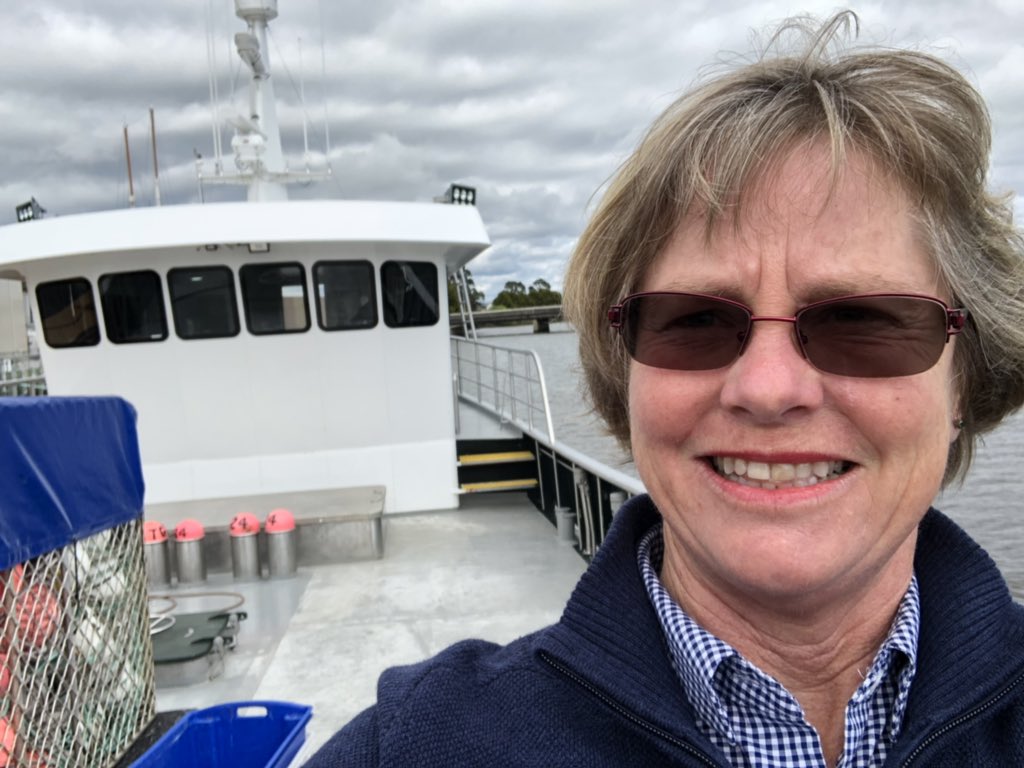 North West #tasmanianagriculture is not all about dairy and beef. Agribusiness here involves some pretty good crayfishermen and oyster growers too. Another happy client on his new boat ready for the  season.  #sparksccc
